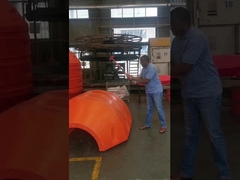 شناور لوله HDPE زرد / نارنجی برای نیازهای مشتری
