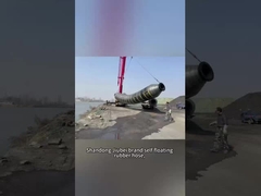 مقاوم در برابر سایش سیاه خود شناور لوله فلنج / Camlocks انعطاف پذیر لوله لاستیکی سبک وزن