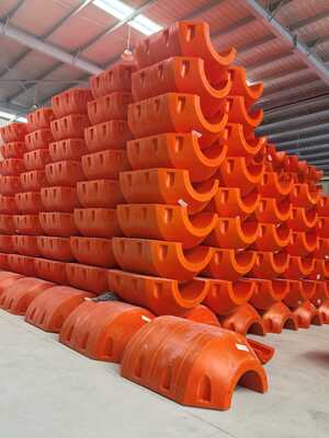 شناور لوله HDPE، پشتیبانی شناور سبک وزن با مقاومت عالی در برابر خوردگی و ضربه فیزیکی به لوله‌ها